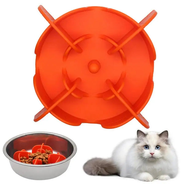 Pets Bowls Silicone Slow Feeder Anti Gulping Healthy Eating