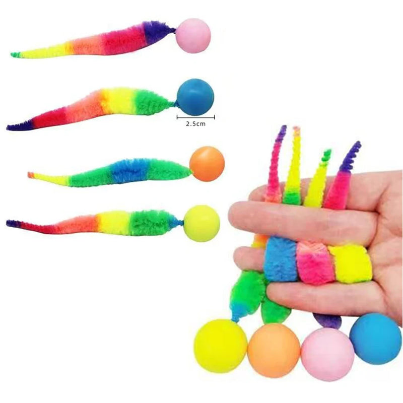 Cat interactive toys Tickle Cat Colorful bouncing ball
