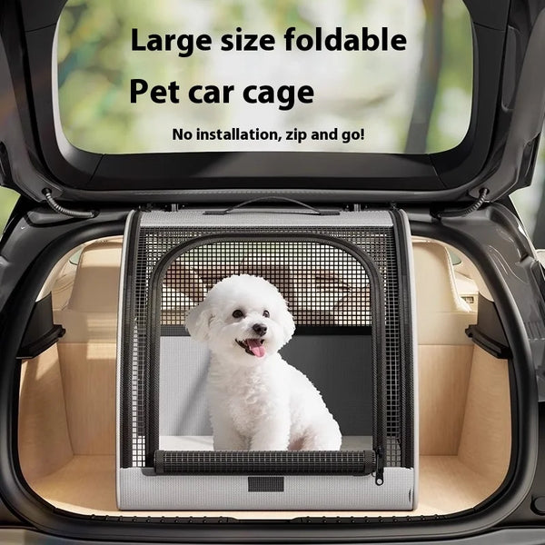 Portable Car Pet Bed Travel Cushion Safe for Vehicles