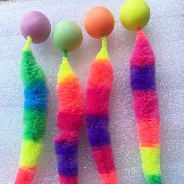 Cat interactive toys Tickle Cat Colorful bouncing ball
