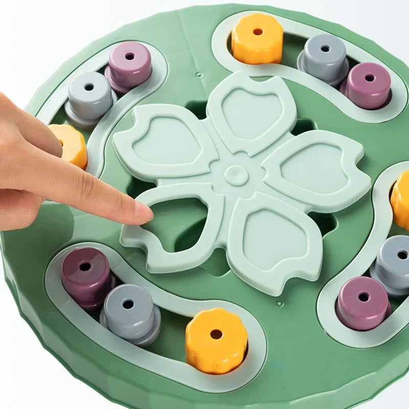 Cat Dog Puzzle Toys Interactive Slow Fooder Non Slip Bowl