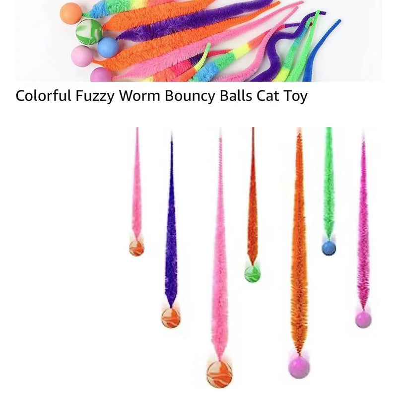 Cat interactive toys Tickle Cat Colorful bouncing ball