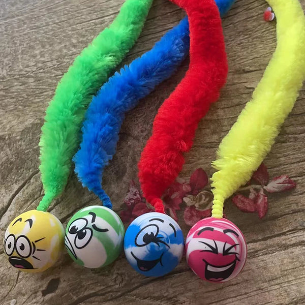 Cat interactive toys Tickle Cat Colorful bouncing ball
