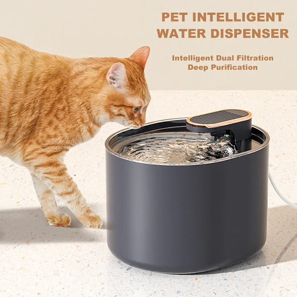 Cat Automatic Water Dispenser with LED Light Ultra Silent