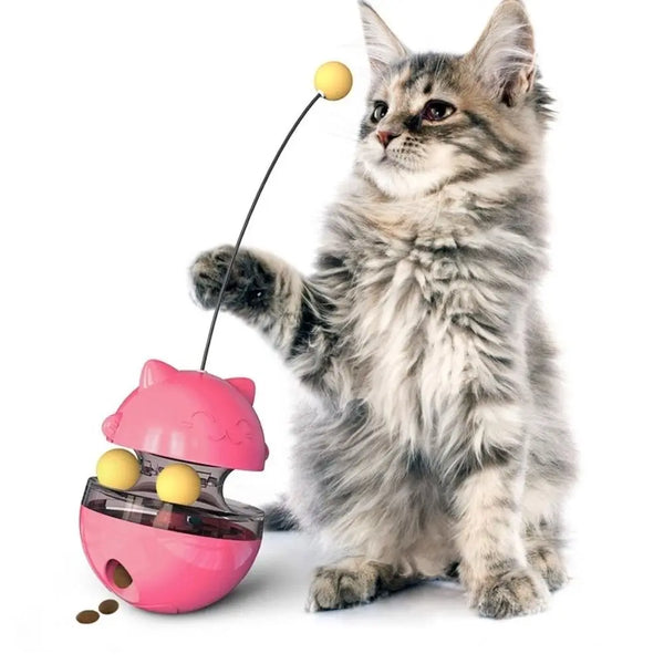 Interactive Cat Turntable Toys Treat