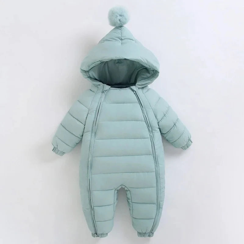 Baby jumpsuit Hooded waterproof