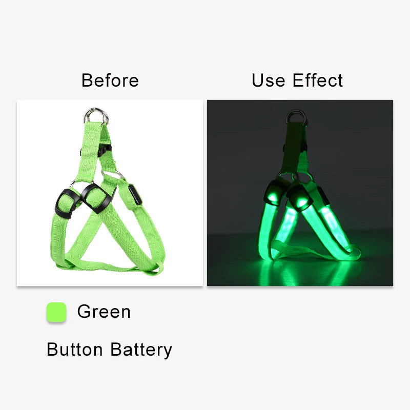 Adjustable LED Dog Harness