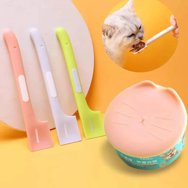 Pet Food Spoon And Lid Suitable For Wet Food, Canned Food, Snacks, Easy To Clean