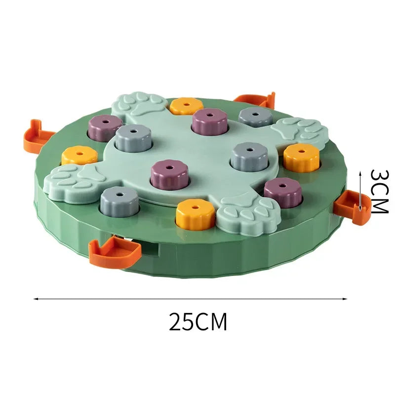Cat Dog Puzzle Toys Interactive Slow Fooder Non Slip Bowl