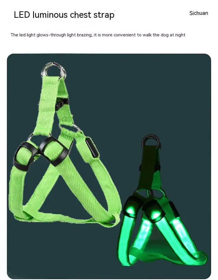 Adjustable LED Dog Harness
