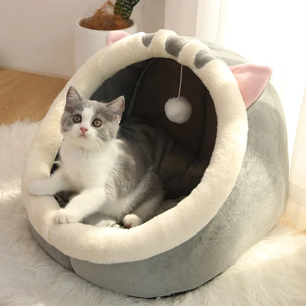 Deep Sleep pet Bed Cartoon Foldable Removable Washable Pet Sleeping Bed