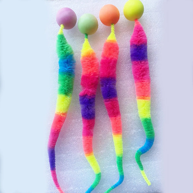 Cat interactive toys Tickle Cat Colorful bouncing ball