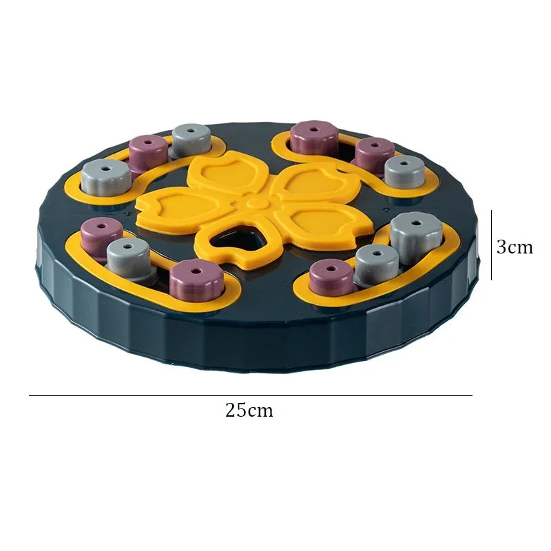 Cat Dog Puzzle Toys Interactive Slow Fooder Non Slip Bowl
