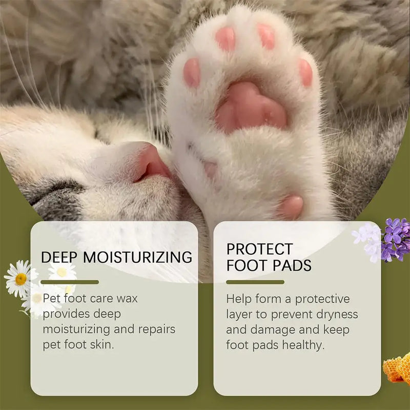 Natural Paw Balm Wax For Dry Paws & Nose Moisturizer For Cracked Paw
