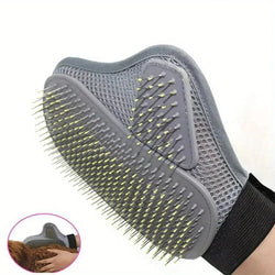 Gentle Deshedding Pet Grooming Glove with Massage Tips