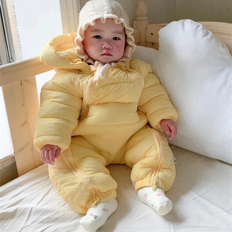 Baby jumpsuit Hooded waterproof