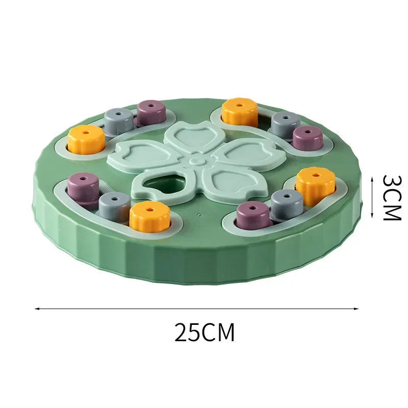Cat Dog Puzzle Toys Interactive Slow Fooder Non Slip Bowl