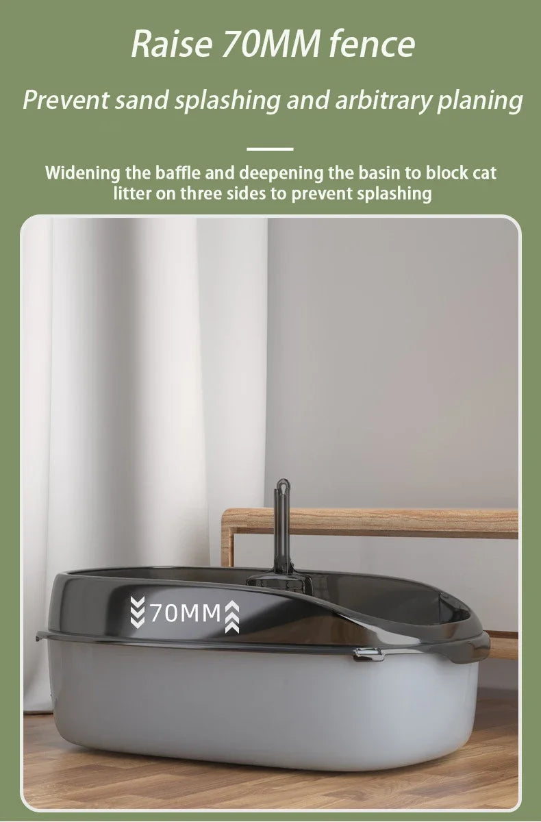 Cat Litter Box Thickening Kitty Sandbox
