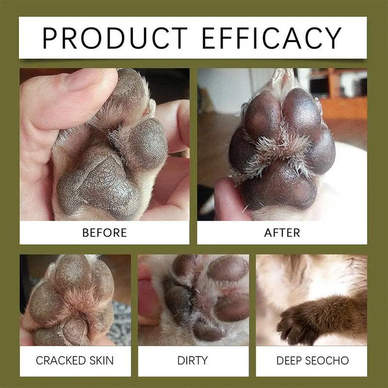 Natural Paw Balm Wax For Dry Paws & Nose Moisturizer For Cracked Paw