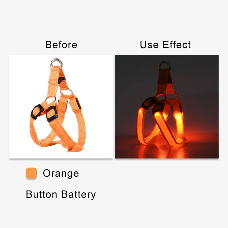 Adjustable LED Dog Harness