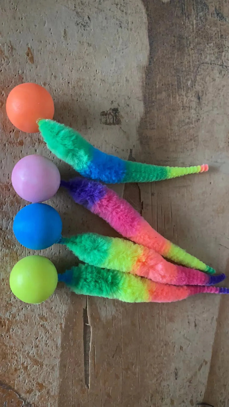 Cat interactive toys Tickle Cat Colorful bouncing ball