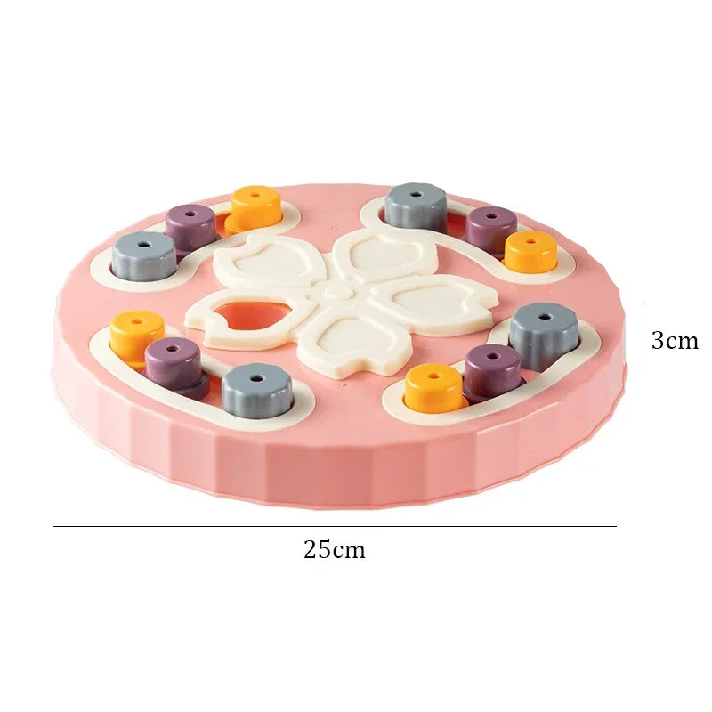 Cat Dog Puzzle Toys Interactive Slow Fooder Non Slip Bowl