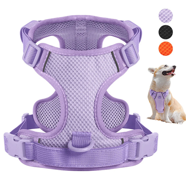 Adjustable Nylon Dog Harnesses With Control Handle