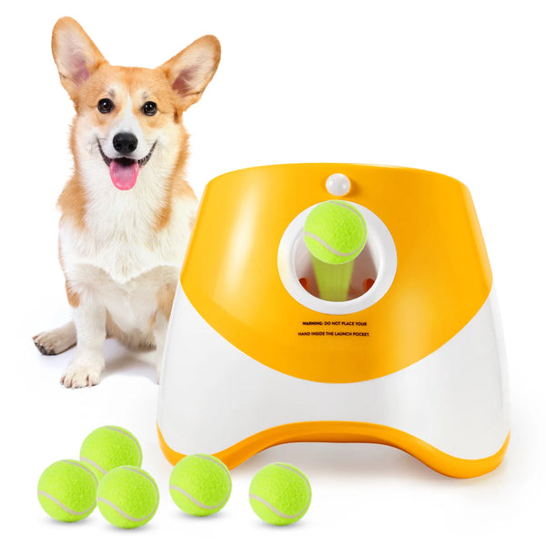 Dog Launcher Automatic Toy Tennis Rechargable