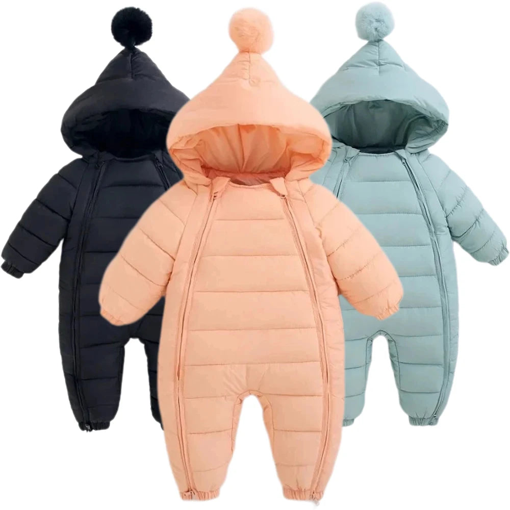 Baby jumpsuit Hooded waterproof