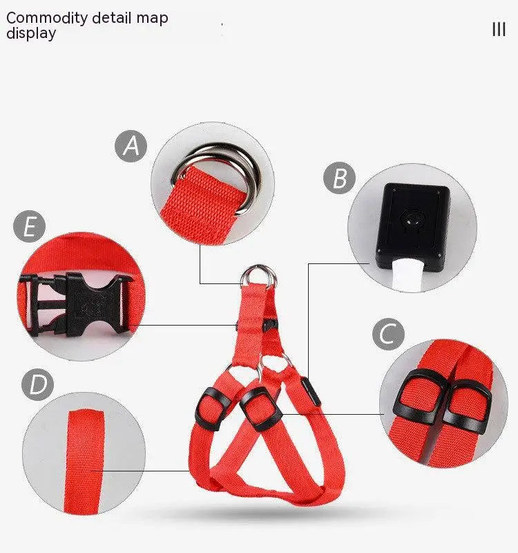 Adjustable LED Dog Harness