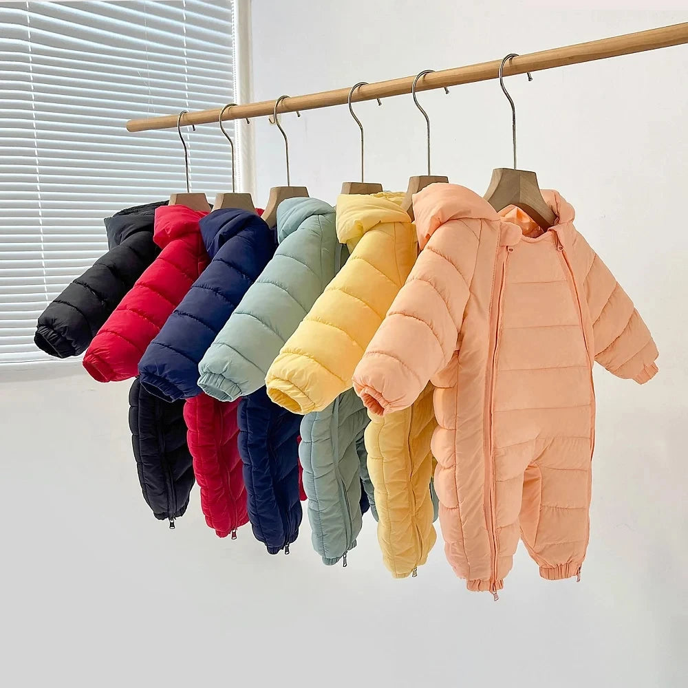 Baby jumpsuit Hooded waterproof