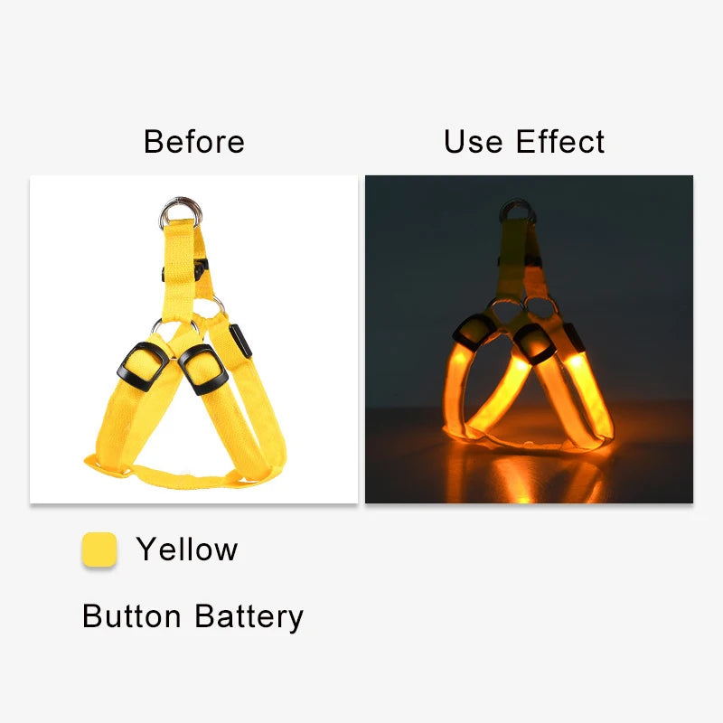 Adjustable LED Dog Harness