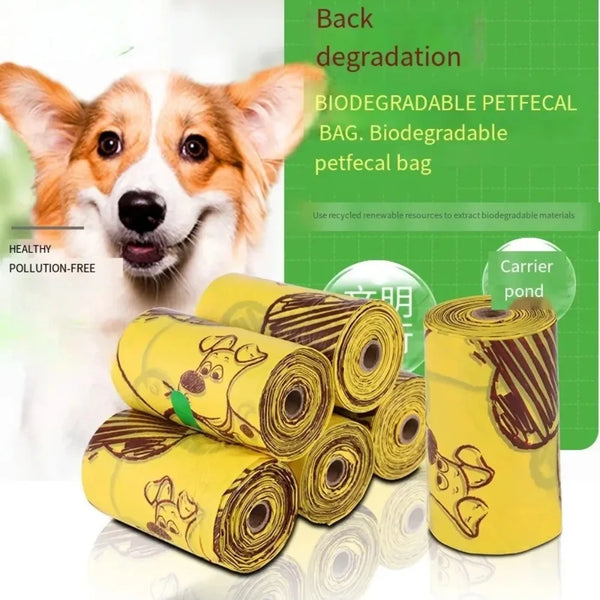 Dog Poop Bags Disposable Biodegradable Environmentally Friendly