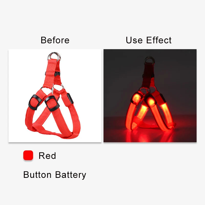 Adjustable LED Dog Harness